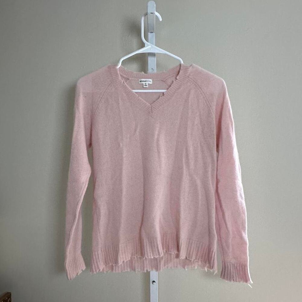 Minnie rose cashmere pink sweater